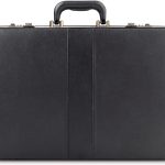 Solo Grand Central Attaché Briefcase with Combination Locks, Black